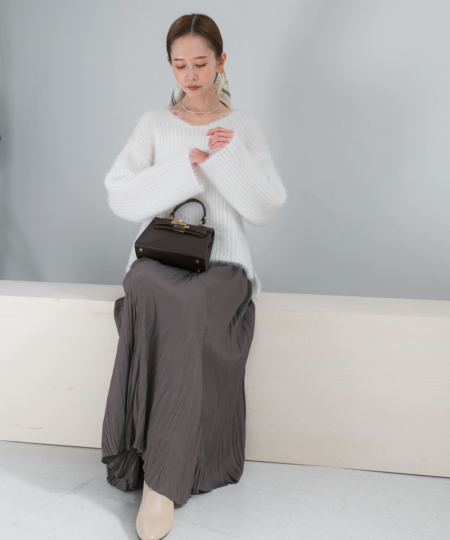 URBAN RESEARCH ROSSO「シャギーVネックニット」|ニット・セーター|