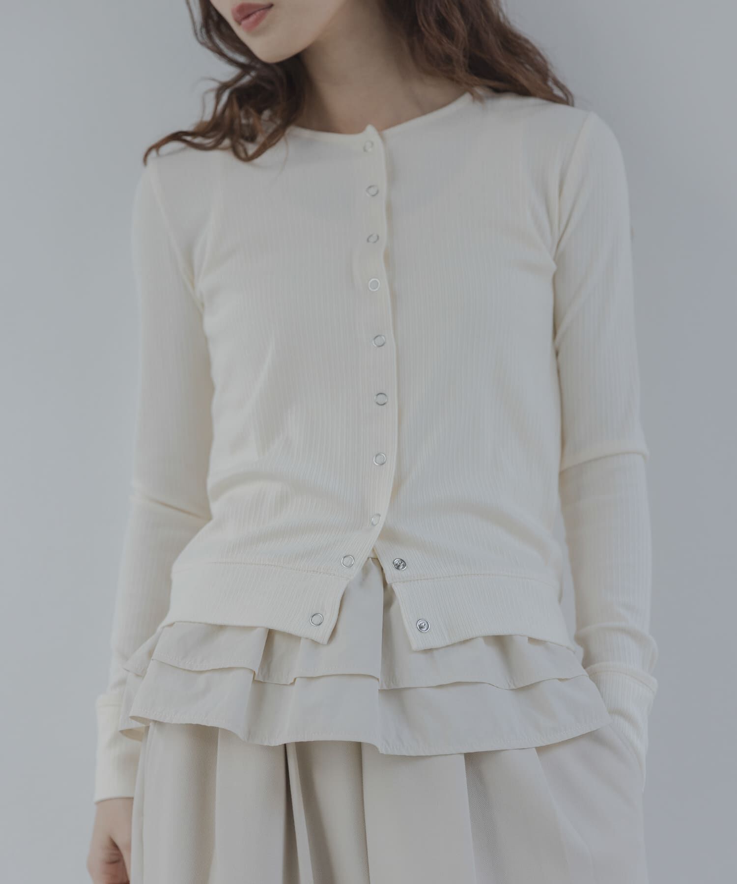 Sonny Label 「『WEB限定』裾フリルカットアンサンブル」|Tシャツ・カットソー|