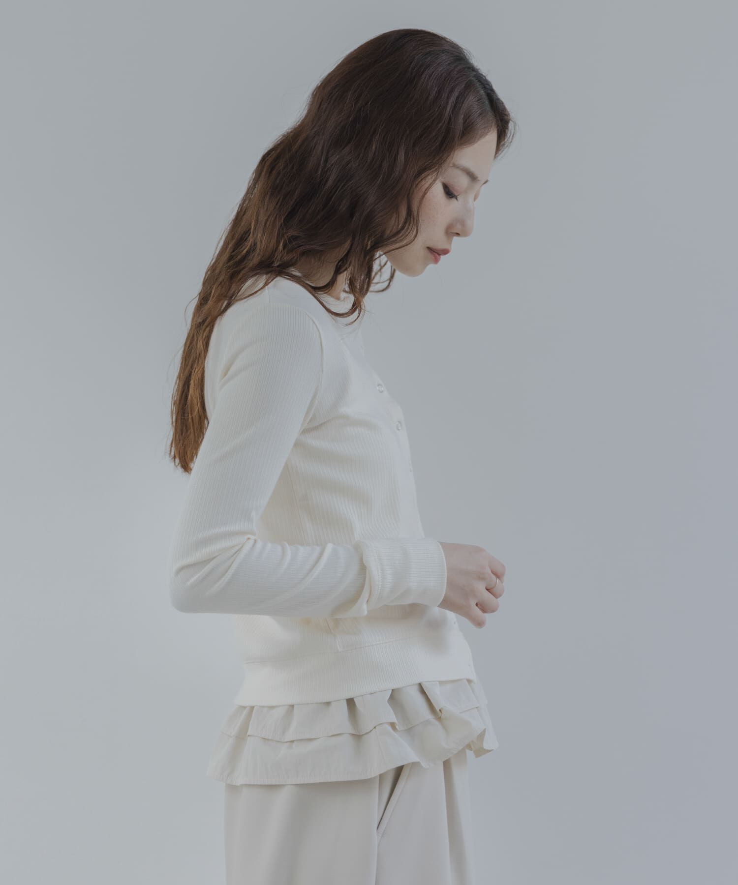 Sonny Label 「『WEB限定』裾フリルカットアンサンブル」|Tシャツ・カットソー|