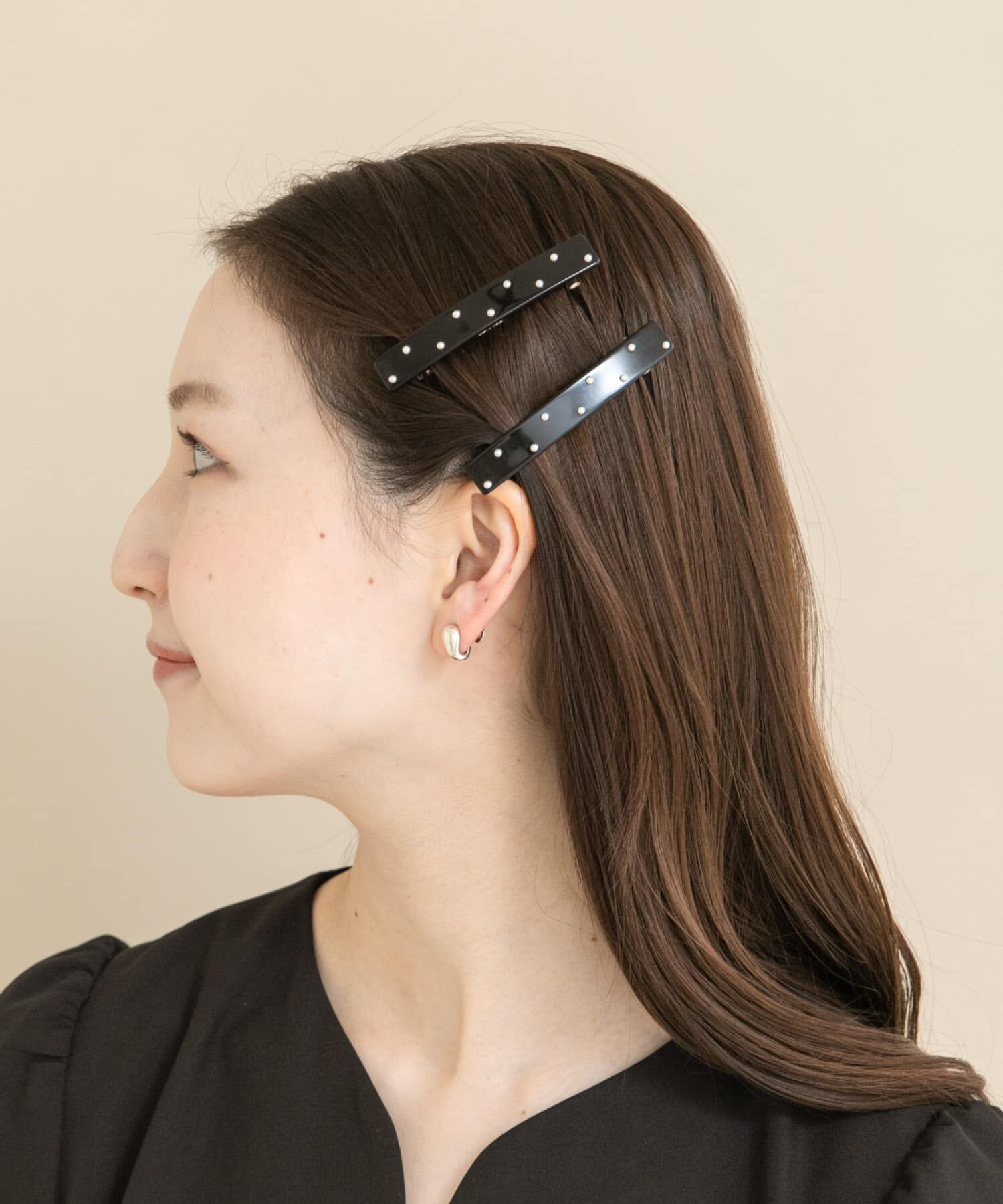 URBAN RESEARCH ROSSO「『WEB限定』パールバレッタSET」|その他|ブラック