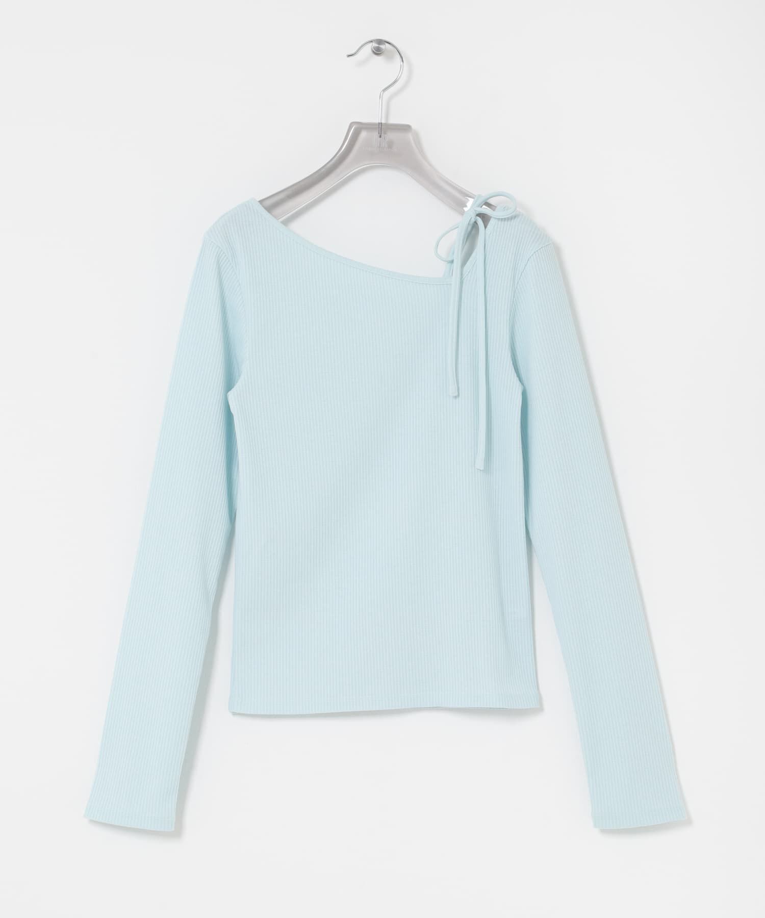 URBAN RESEARCH「カットアウトリボントップス」|Tシャツ・カットソー|ブルー系その他