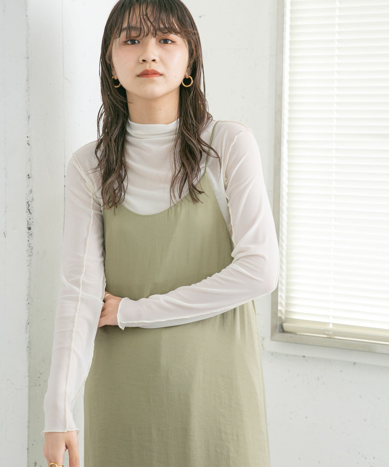  「チュールセットキャミワンピース」|ワンピース|