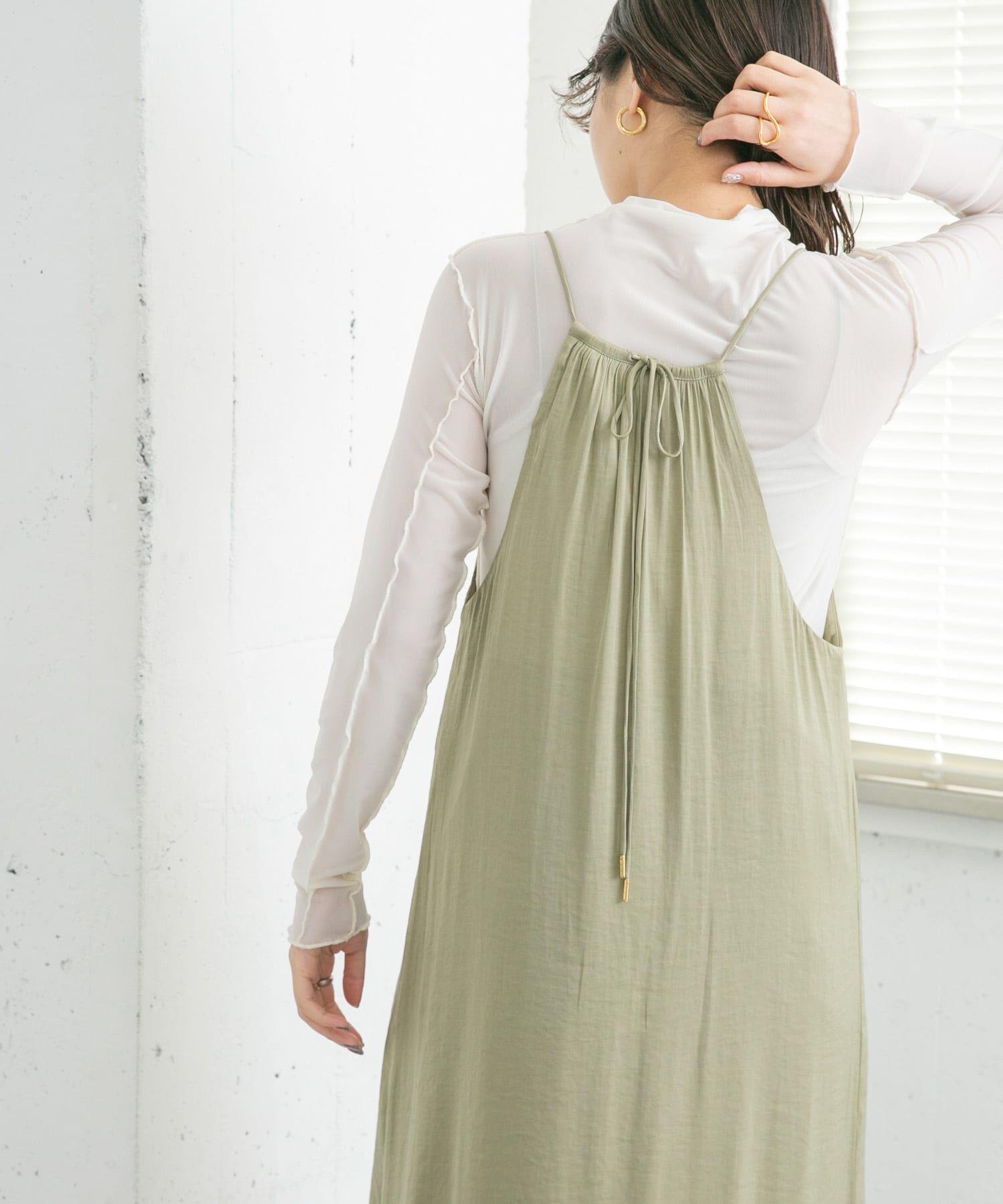  「チュールセットキャミワンピース」|ワンピース|