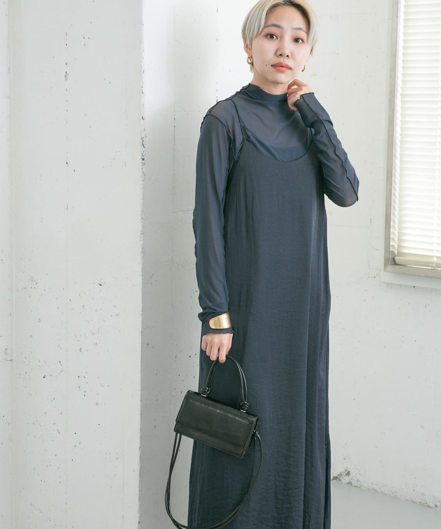  「チュールセットキャミワンピース」|ワンピース|