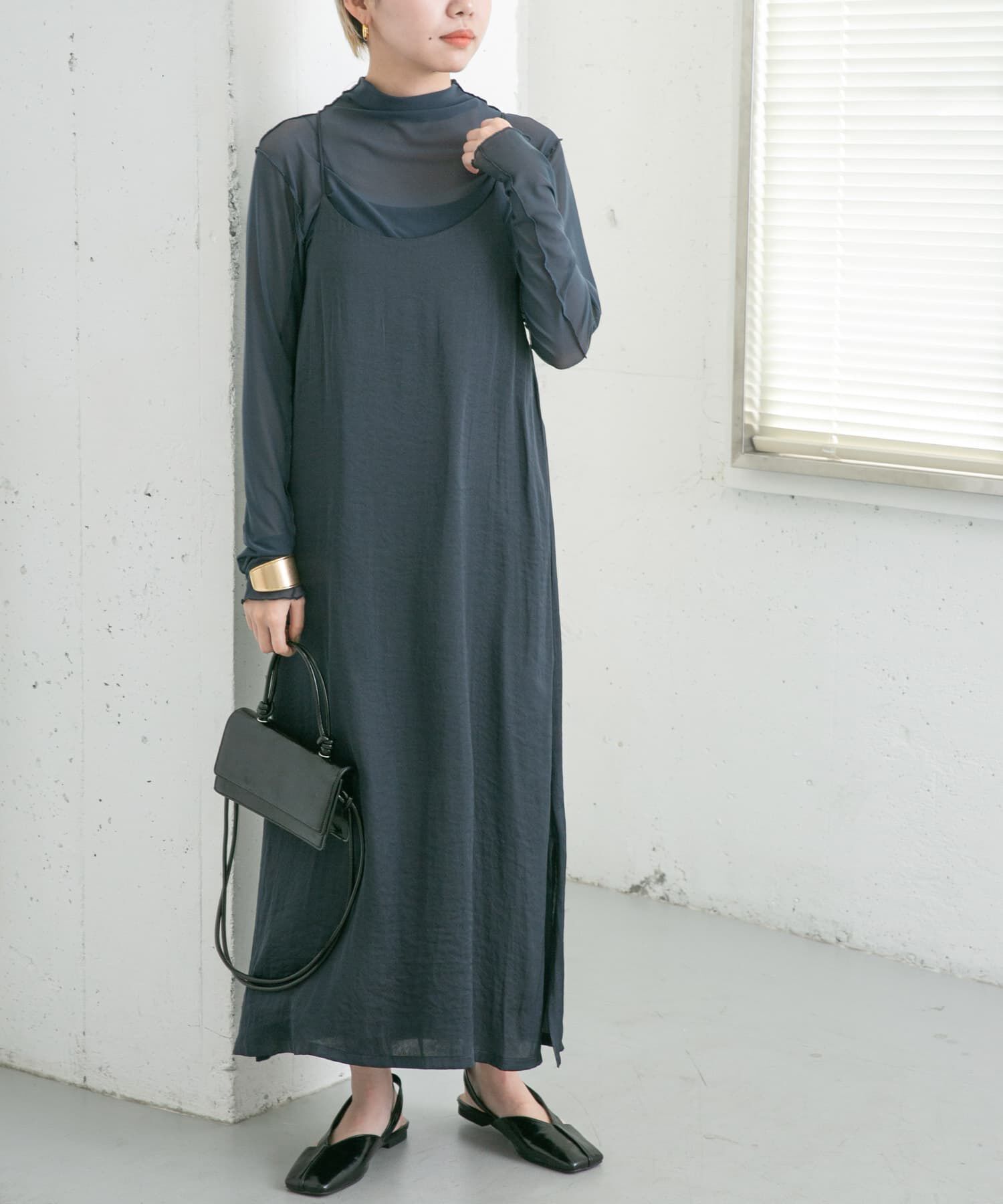  「チュールセットキャミワンピース」|ワンピース|