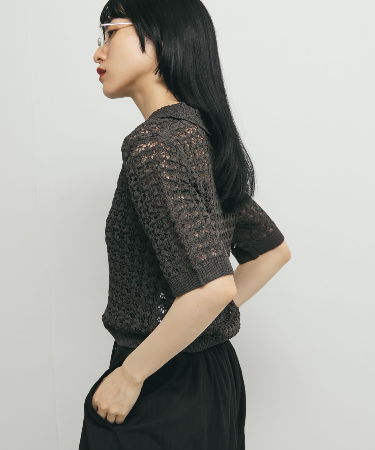  「ラッセルカラードニット」|ニット・セーター|