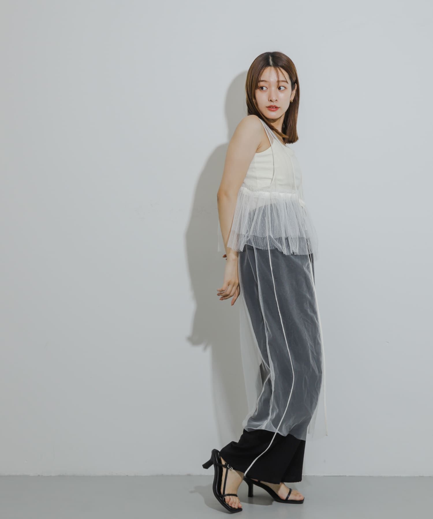 SENSE OF PLACE by URBAN RESEARCH「ウエストフリルチュールワンピース」|ワンピース|