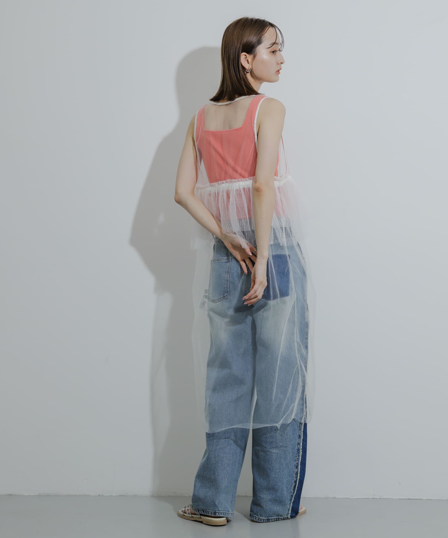 SENSE OF PLACE by URBAN RESEARCH「ウエストフリルチュールワンピース」|ワンピース|