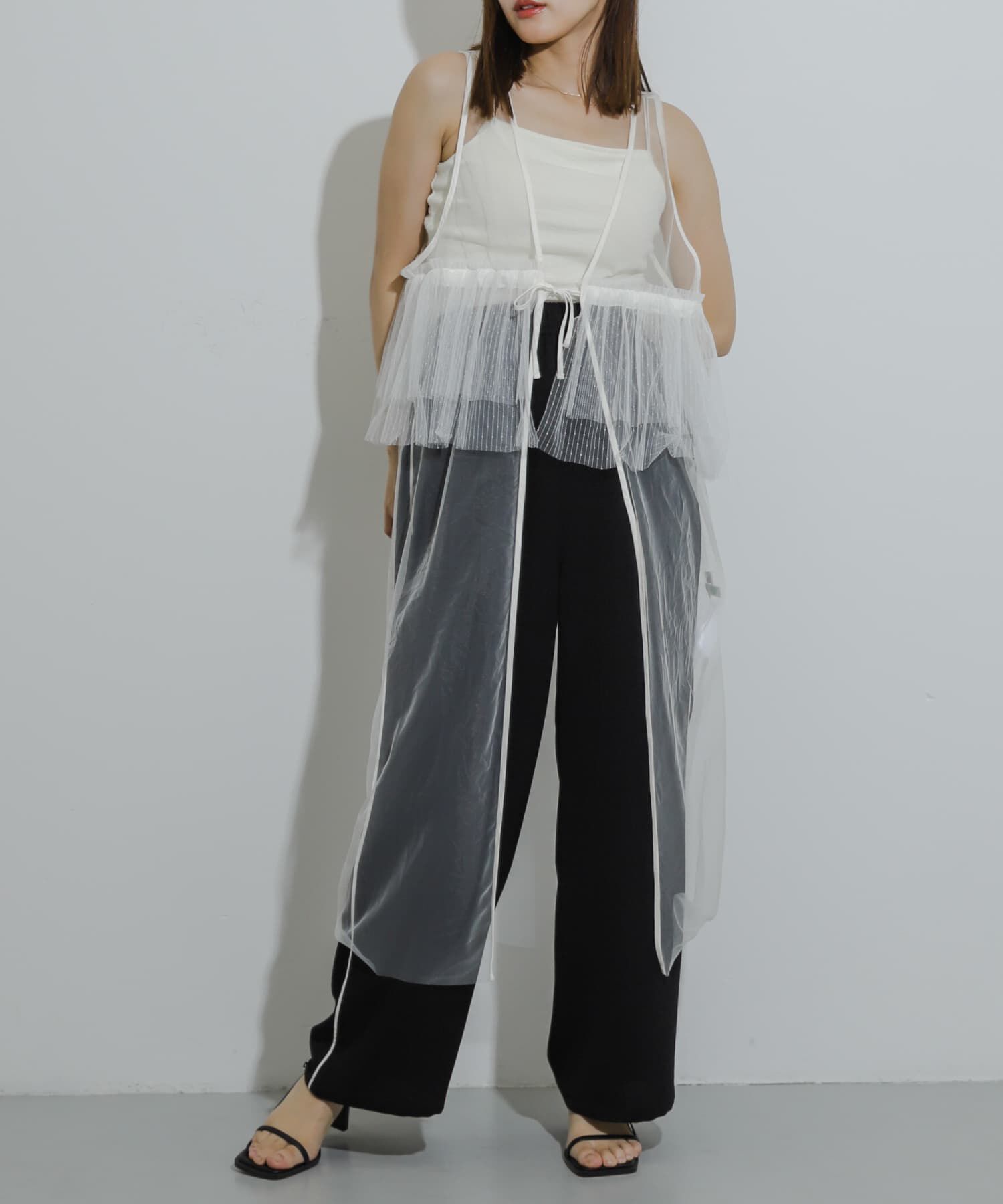 SENSE OF PLACE by URBAN RESEARCH「ウエストフリルチュールワンピース」|ワンピース|