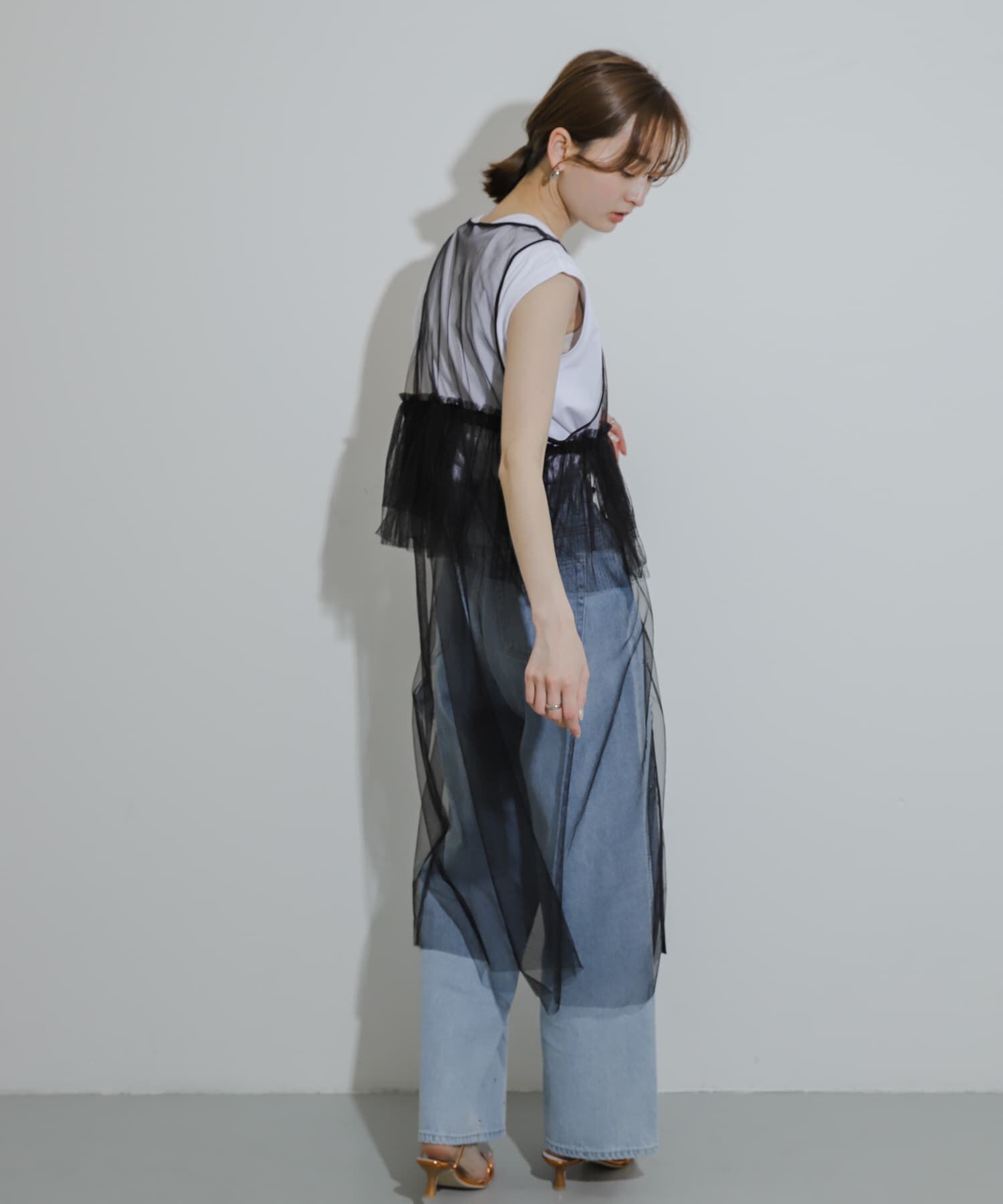 SENSE OF PLACE by URBAN RESEARCH「ウエストフリルチュールワンピース」|ワンピース|