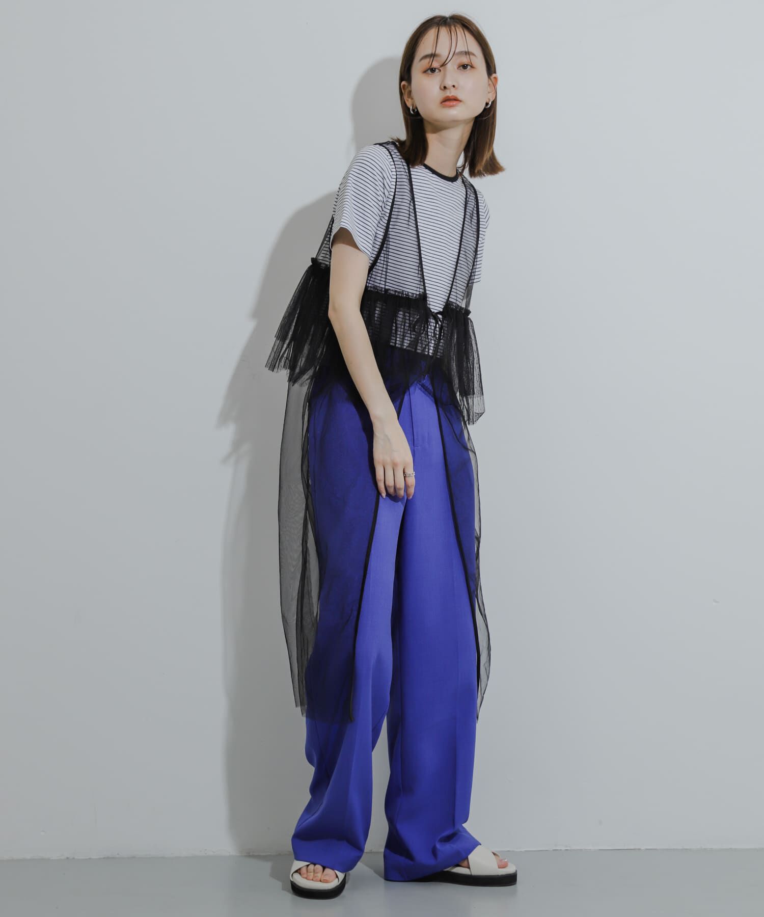 SENSE OF PLACE by URBAN RESEARCH「ウエストフリルチュールワンピース」|ワンピース|