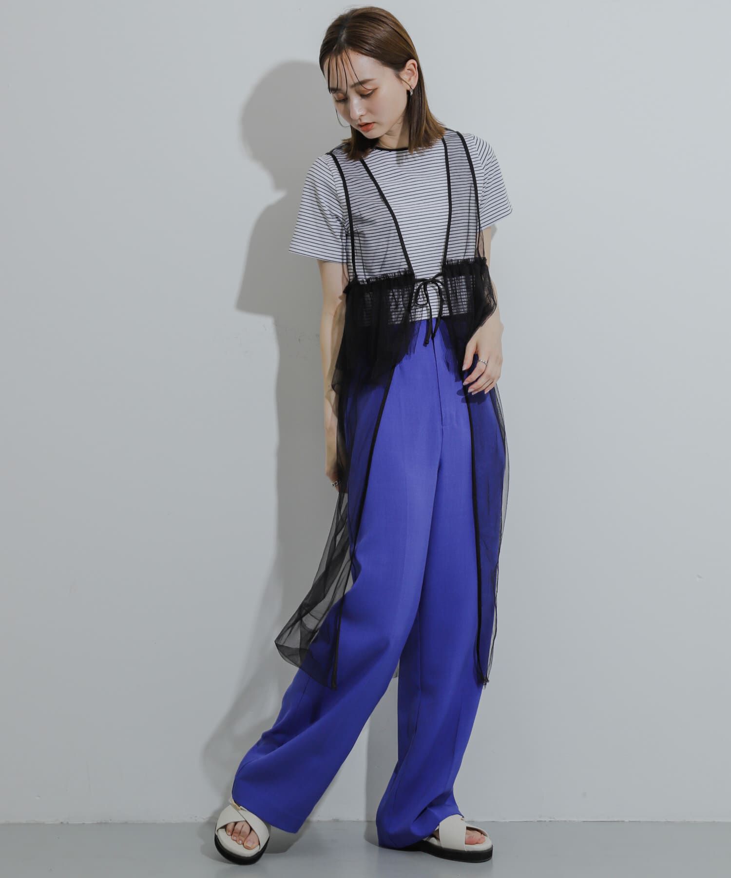 SENSE OF PLACE by URBAN RESEARCH「ウエストフリルチュールワンピース」|ワンピース|