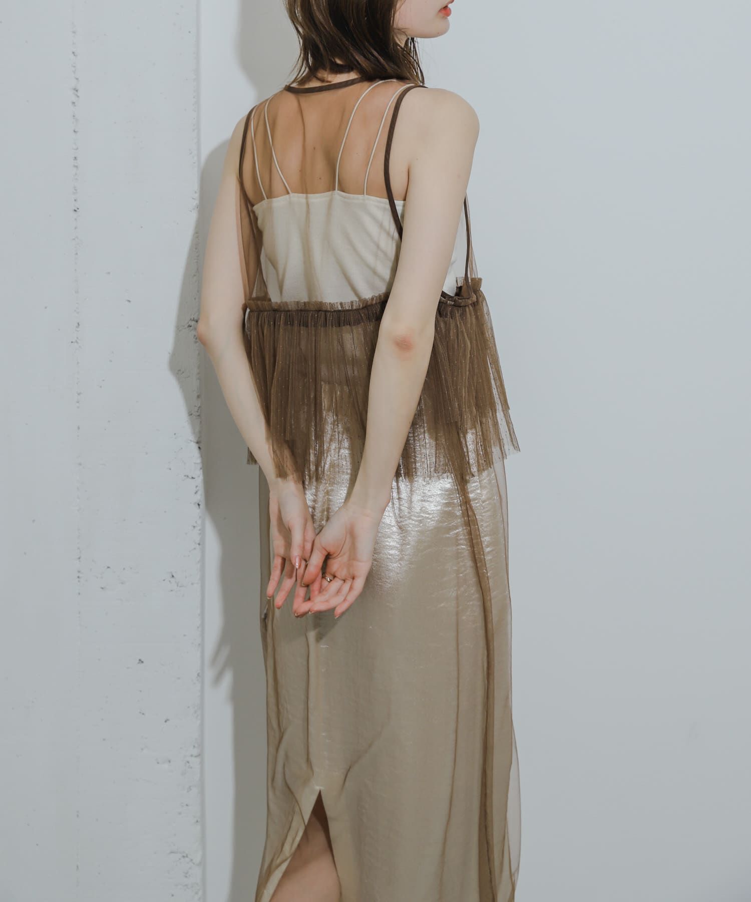 SENSE OF PLACE by URBAN RESEARCH「ウエストフリルチュールワンピース」|ワンピース|