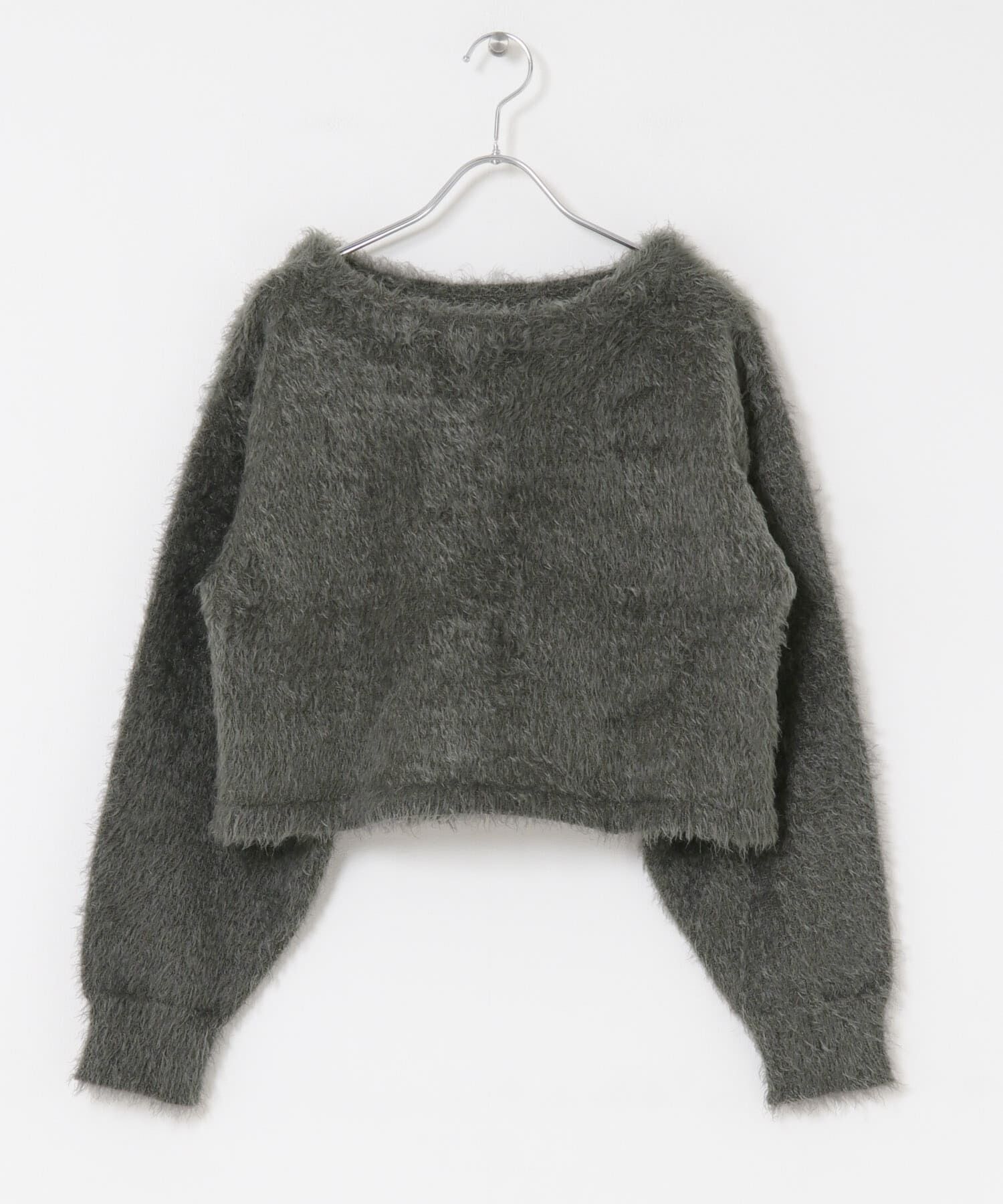 SENSE OF PLACE by URBAN RESEARCH「クロップドシャギーセーター」|ニット・セーター|