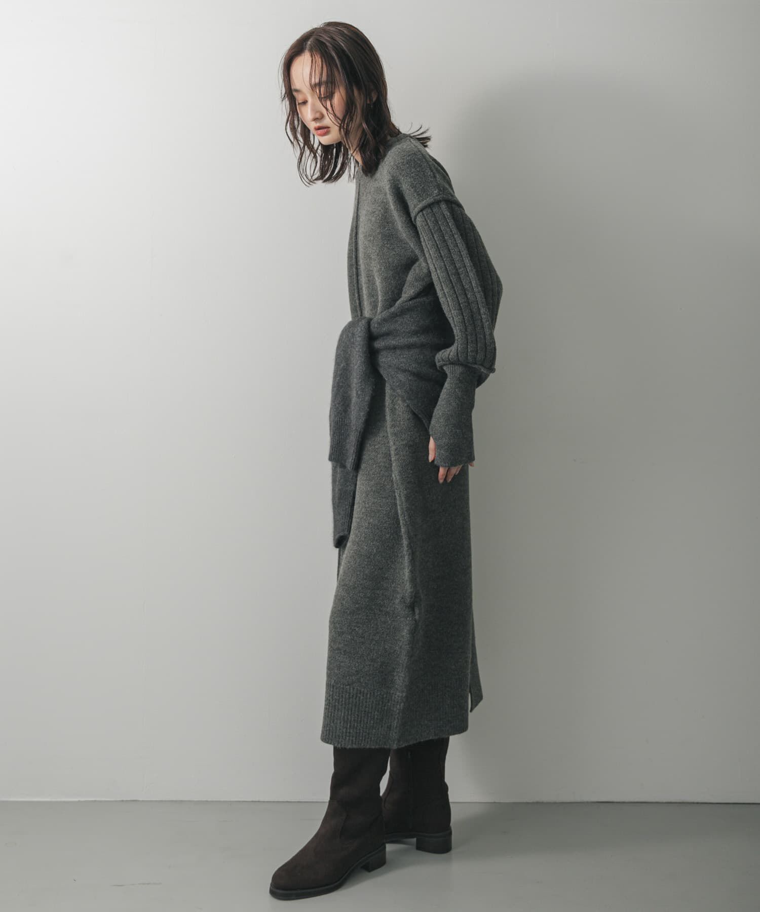 SENSE OF PLACE by URBAN RESEARCH「センターシームサムホールニットワンピース」|ワンピース|