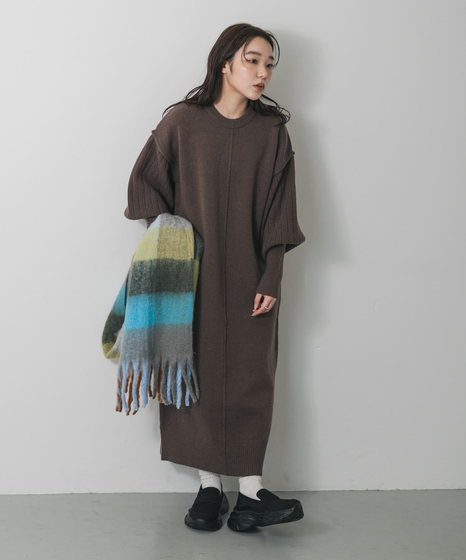 SENSE OF PLACE by URBAN RESEARCH「センターシームサムホールニットワンピース」|ワンピース|