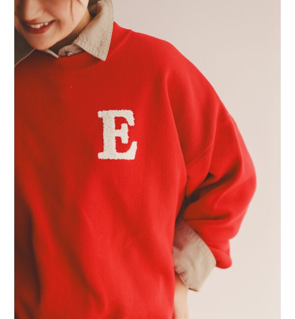  「《手洗い可能》サガラ刺繍クループルオーバー」|ニット・セーター|