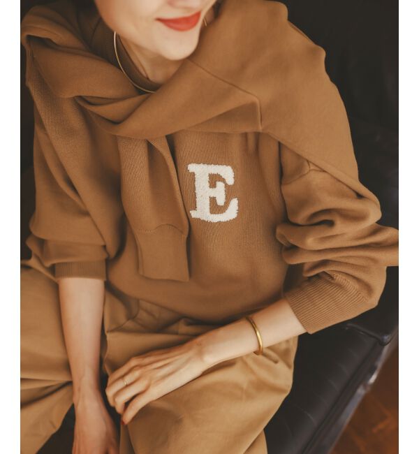  「《手洗い可能》サガラ刺繍クループルオーバー」|ニット・セーター|