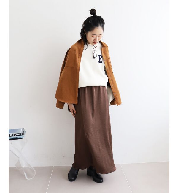  「《手洗い可能》サガラ刺繍クループルオーバー」|ニット・セーター|