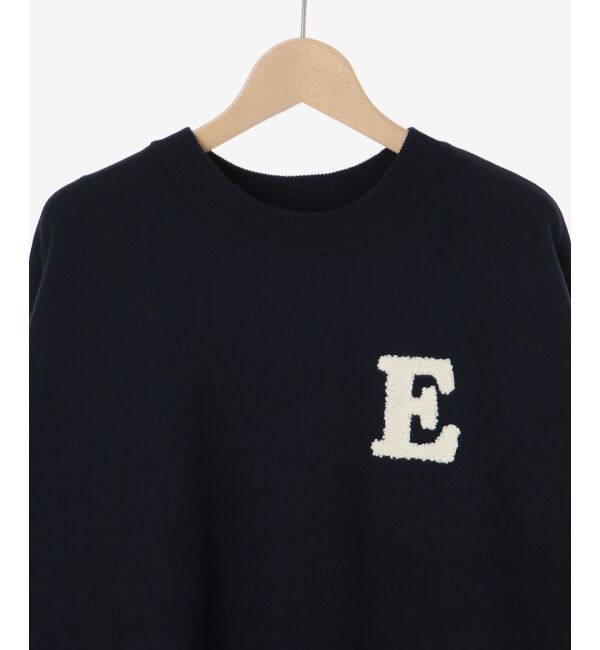  「《手洗い可能》サガラ刺繍クループルオーバー」|ニット・セーター|