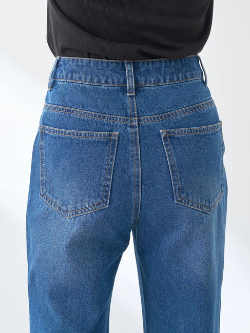 earth music&ecology「ラインストーンフレアーデニムPT」|デニム|