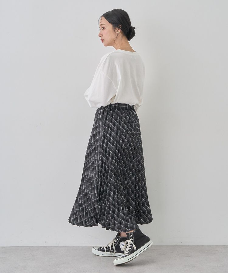 earth music&ecology「すきな丈T/Rプリーツスカート」|スカート|