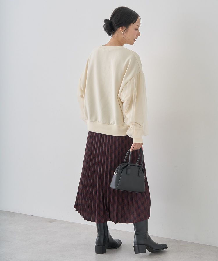 earth music&ecology「すきな丈T/Rプリーツスカート」|スカート|