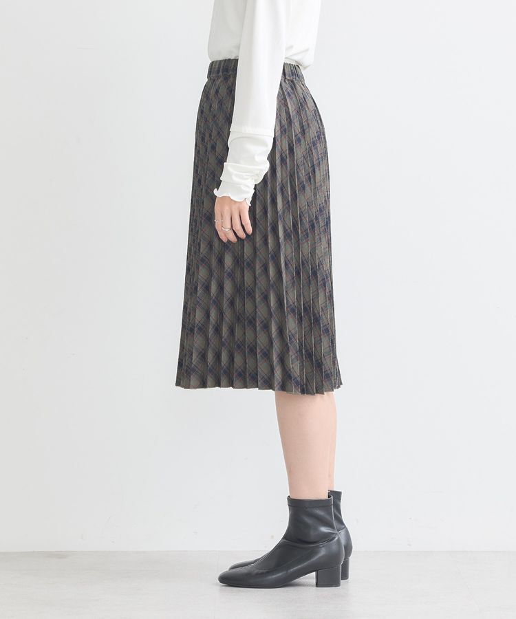 earth music&ecology「すきな丈T/Rプリーツスカート」|スカート|