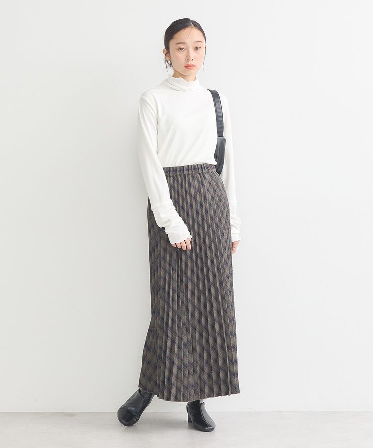 earth music&ecology「すきな丈T/Rプリーツスカート」|スカート|