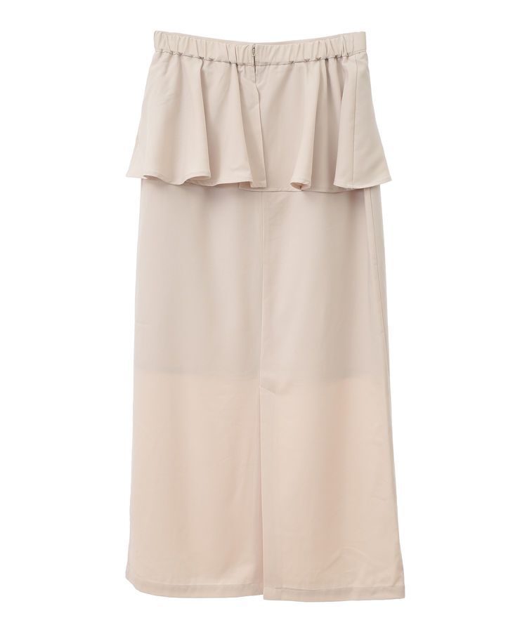 earth music&ecology「ペプラムスカート」|タイト|