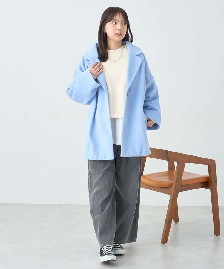 earth music&ecology「オーバーテーラードジャケット シャギー」|その他|