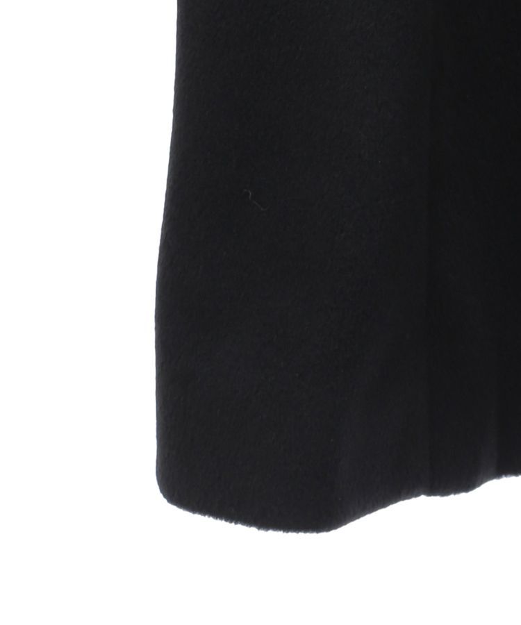 earth music&ecology「ファーカフスノーカラーコート」|ノーカラーコート|