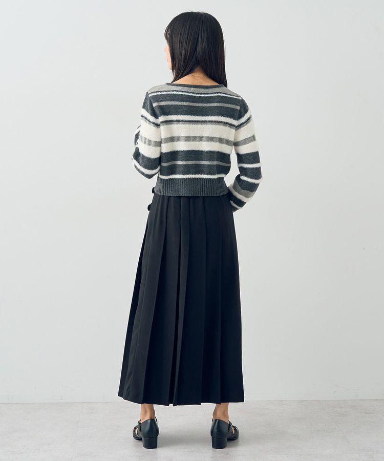 earth music&ecology「サイドバックルプリーツスカート」|スカート|