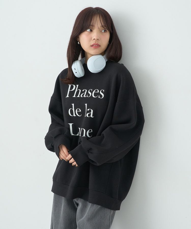 earth music&ecology「Phases de la Luneルーズスウェット」|スウェット・ジャージ|