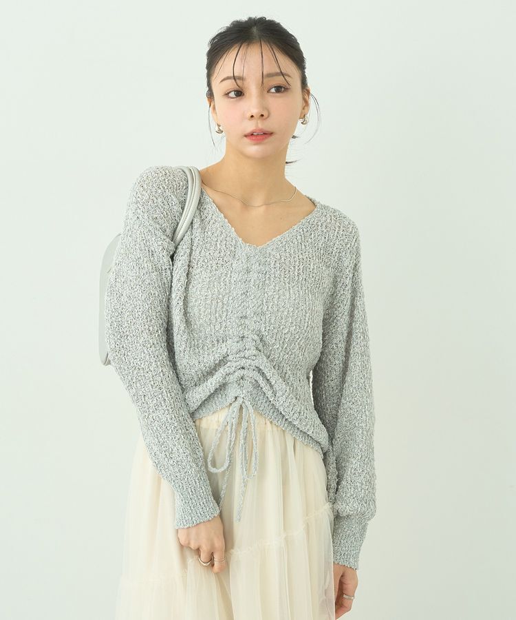 earth music&ecology「ドロストニットプルオーバー」|ニット・セーター|