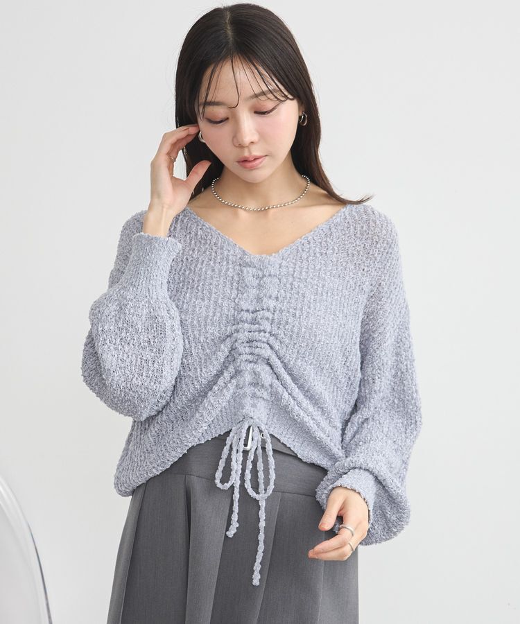 earth music&ecology「ドロストニットプルオーバー」|ニット・セーター|