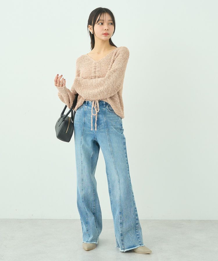 earth music&ecology「ドロストニットプルオーバー」|ニット・セーター|