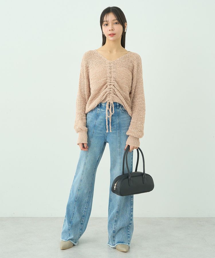 earth music&ecology「ドロストニットプルオーバー」|ニット・セーター|