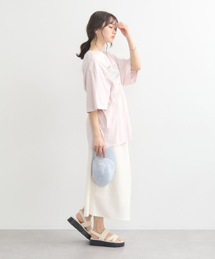 earth music&ecology「ピグメントシャーリングプルオーバー」|Tシャツ・カットソー|