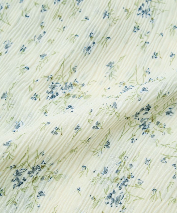 earth music&ecology「ナローリボンくしゅくしゅギャザーブラウス」|シャツ・ブラウス|