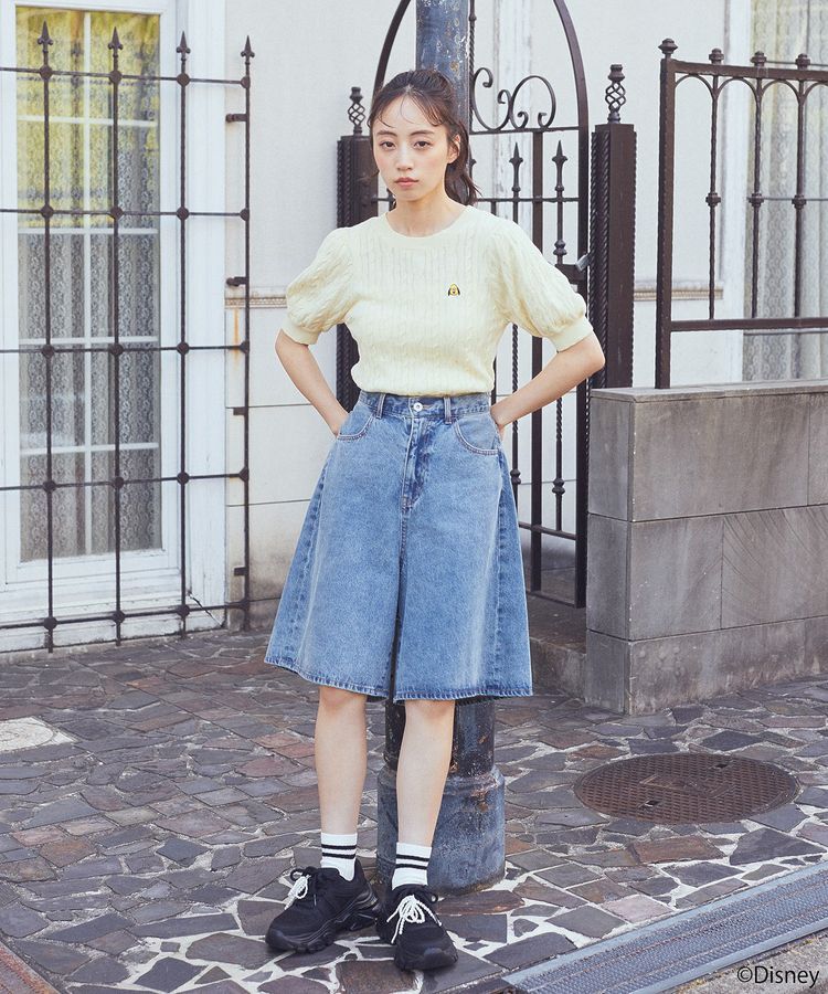 earth music&ecology「<Disney>松本セイジ 刺繍ニット」|ニット・セーター|