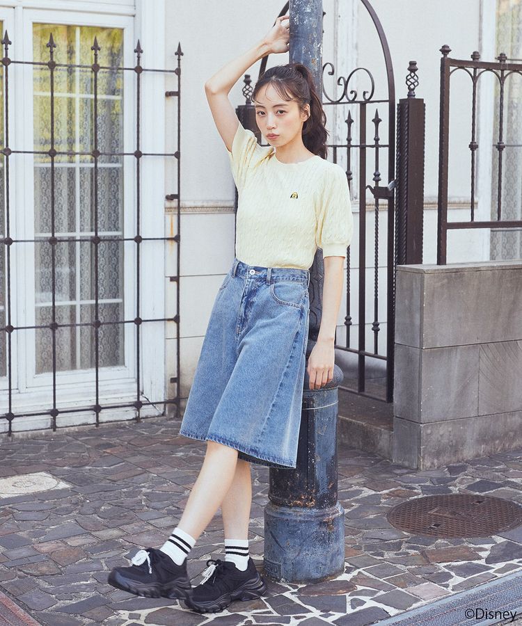 earth music&ecology「<Disney>松本セイジ 刺繍ニット」|ニット・セーター|