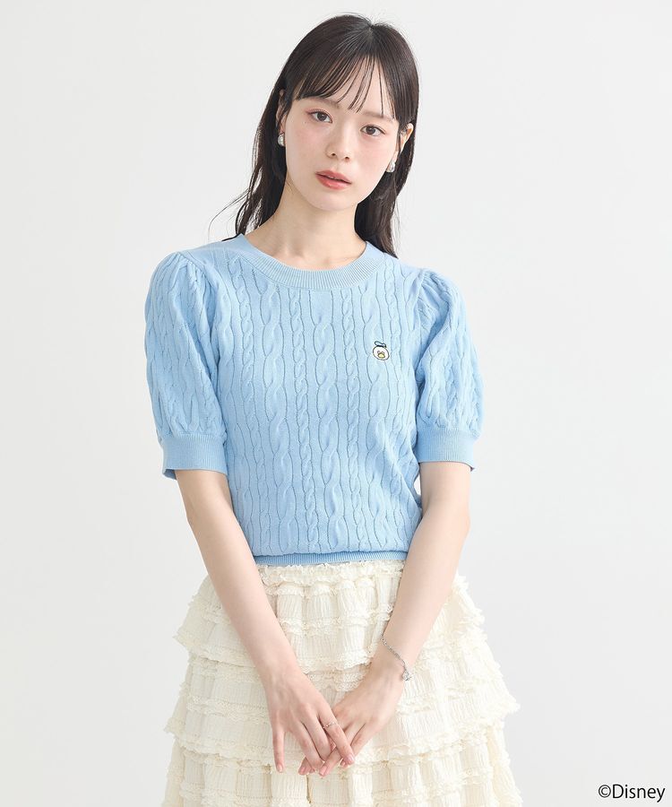 earth music&ecology「<Disney>松本セイジ 刺繍ニット」|ニット・セーター|