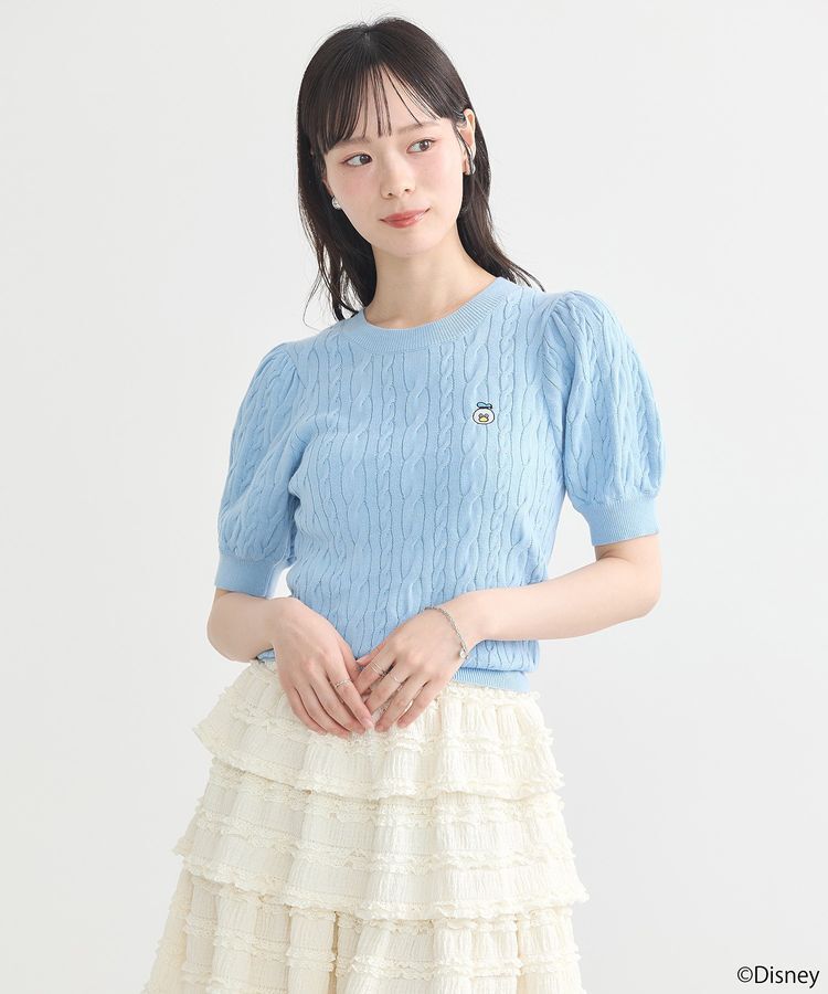 earth music&ecology「<Disney>松本セイジ 刺繍ニット」|ニット・セーター|