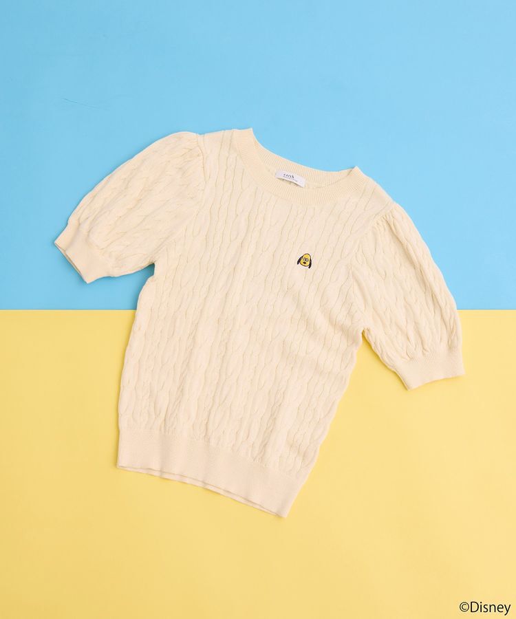 earth music&ecology「<Disney>松本セイジ 刺繍ニット」|ニット・セーター|