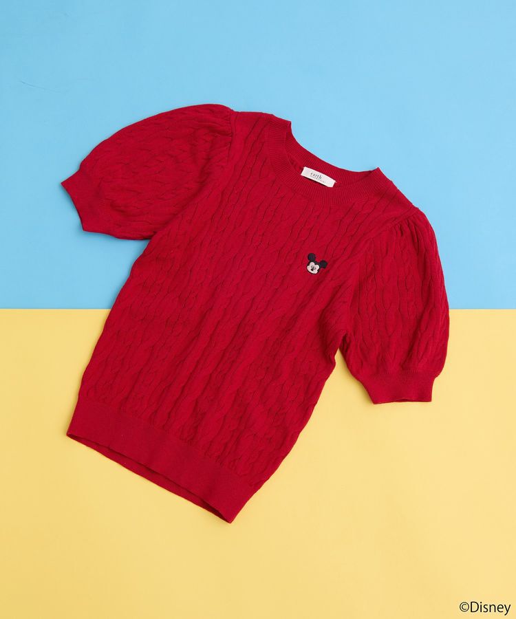 earth music&ecology「<Disney>松本セイジ 刺繍ニット」|ニット・セーター|