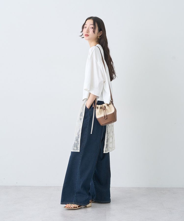 earth music&ecology「バックギャザーTee」|Tシャツ・カットソー|