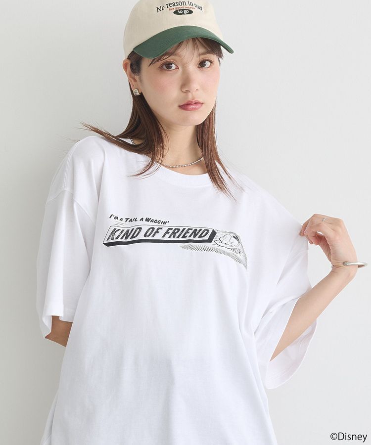 earth music&ecology「Pluto/プリントビッグTEE」|Tシャツ・カットソー|Off White