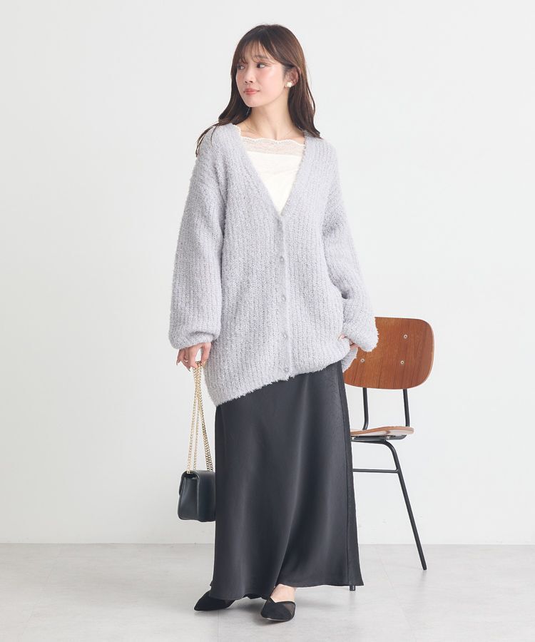 earth music&ecology「ストレッチサテンスカート」|スカート|