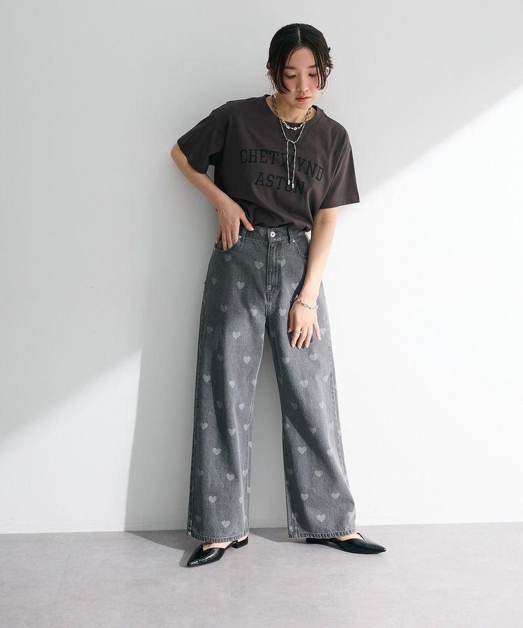 Green Parks「汗染み防止カレッジロゴボックスTシャツ」|Tシャツ・カットソー|